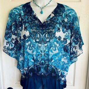 CHICO’S….V-Neck Blouse